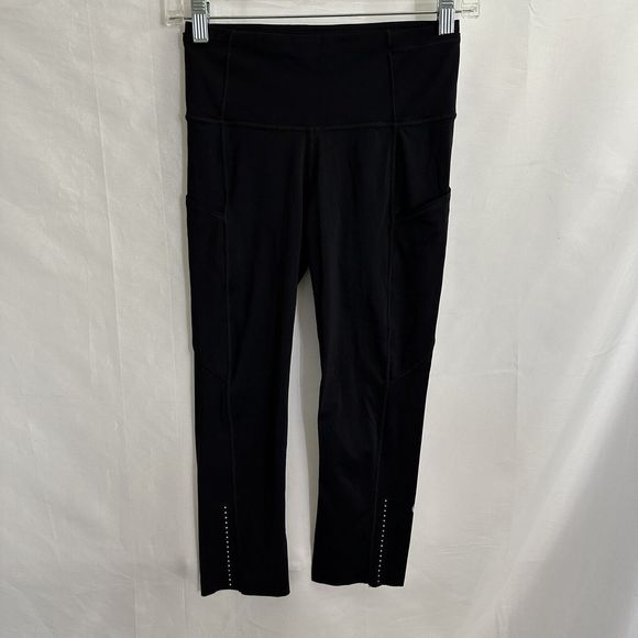 Lululemon Women's Fast Free High Rise Tight 19'' Black Size 4 EUC - Picture 4 of 7